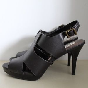 SIMPLY VERA WANG SUNELI Brown Sandals Heels - 9M